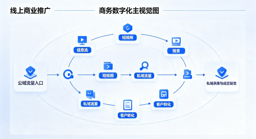 福泉市线上商业推广怎么做？全域流量闭环搭建与低成本转化实战指南